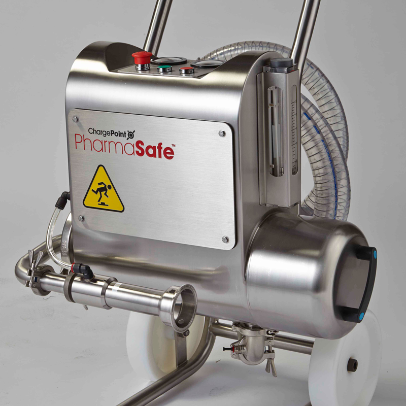 ChargePoint PharmaSafe Extraction System HEPA-filtered extraction unit for split butterfly valves